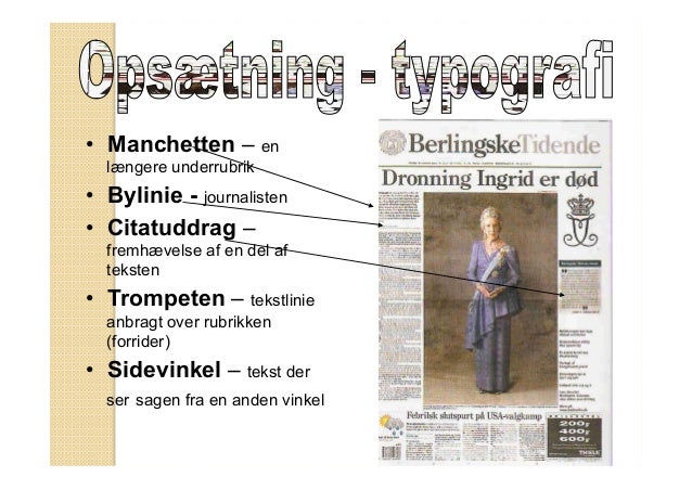 hvad er en manchet i en artikel hvad er en manchet i en artikel